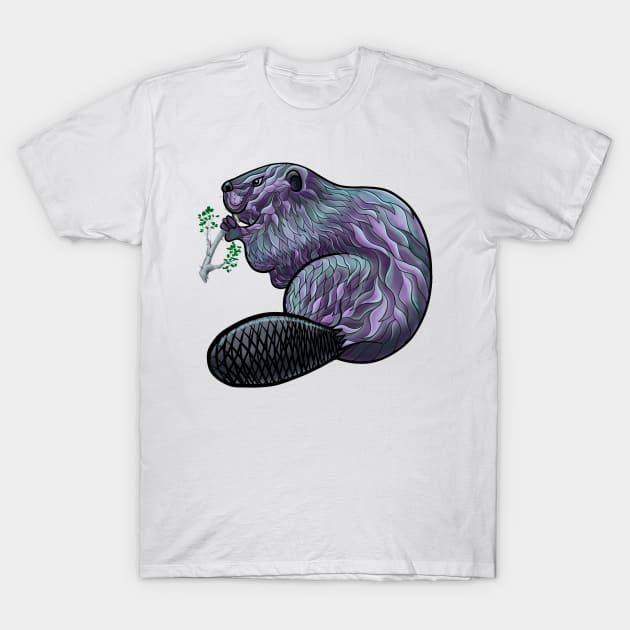 Beaver2 T-Shirt by Handie